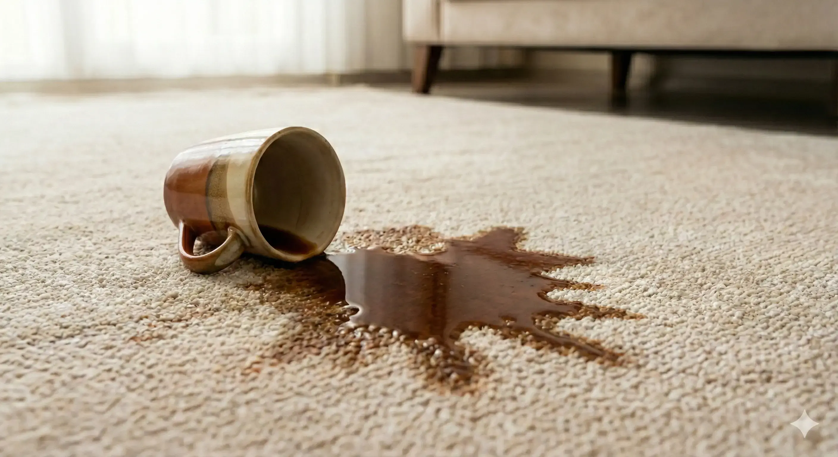 Kurumuş Kahve Lekesi Halıdan Nasıl Temizlenir? Leke Derine İnmeden Yapılması Gerekenler
